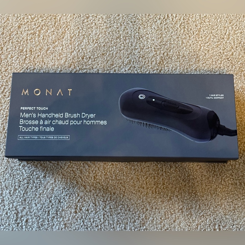 Monat Men's Handheld Brush Dryer - Black